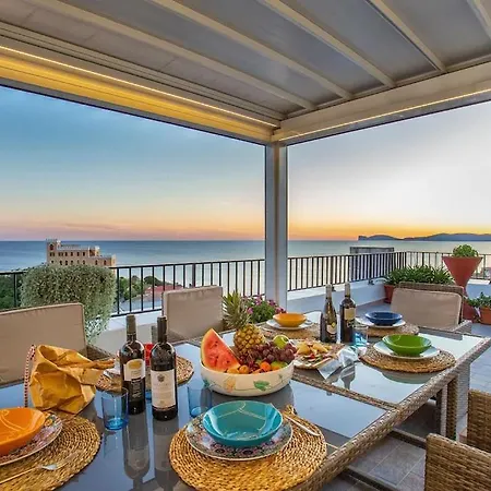 Attico Mir El Mar Con Spettacolare Terrazza Panoramica Vista Mare ألغيرو