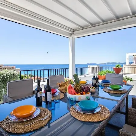 Attico Mir El Mar Con Spettacolare Terrazza Panoramica Vista Mare アパート アルゲーロ