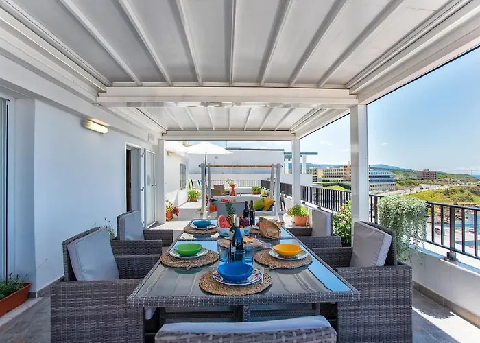 Апартаменты Attico Mir El Mar Con Spettacolare Terrazza Panoramica Vista Mare