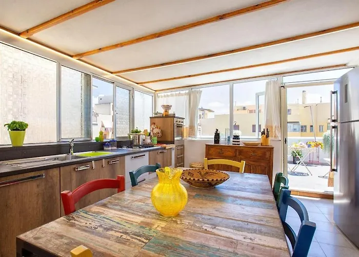 Апартаменты Attico Mir El Mar Con Spettacolare Terrazza Panoramica Vista Mare *